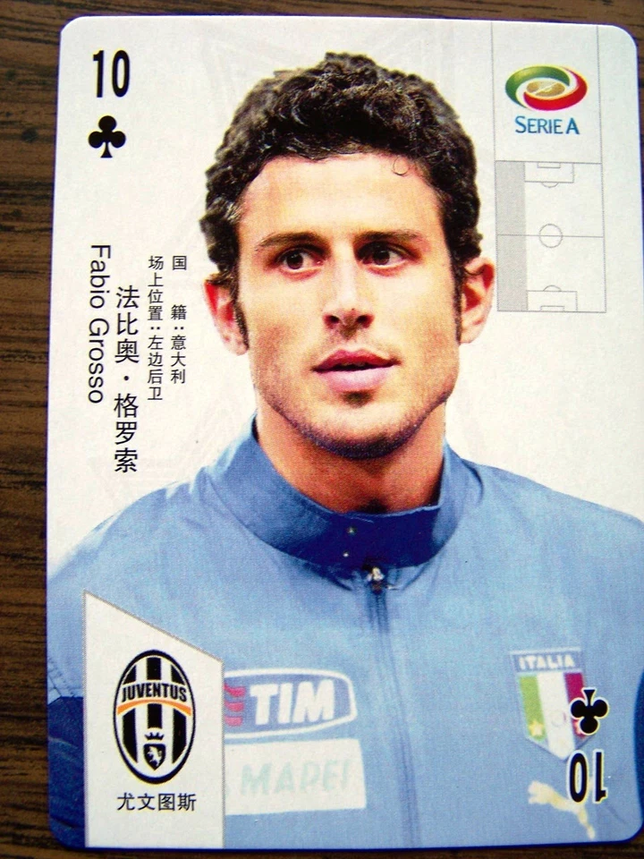 2011 Chinese Playing card Soccer Calcio Italiana LFP FUTBOL PREMIER League PICK - Image 1 of 1