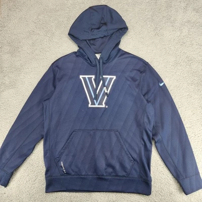 Villanova Wildcats Nike Therma-Fit Hoodie Mens M Blue Villanova University - Image 1 of 4