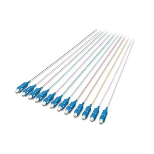 DIGITUS LWL Pigtail-Set 12Stück SC simplex OS2 2m farbig Pigtails Glasfaserkabel - Bild 1 von 3