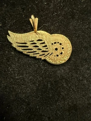 Colgante Detroit Red Wings auténtico oro 14K - 2,35 g Foto 1 de 4