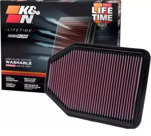 ❤️K&N High-Flow Washable Reusable Air Filter 33-2364 New - Foto 1 di 1