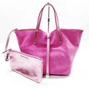 Tiffany&Co Hand Bag Pink Suede Leather 3358360 - Picture 1 of 11