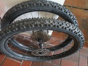 MTB Laufräder mit Bereifung shimano FH-TX505 /SM-RT39-M - Bild 1 von 6