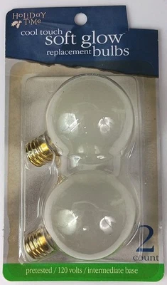 120v Cool Touch Soft Glow~Intermediate Base E17~Replaceement Bulbs - Image 1 of 4