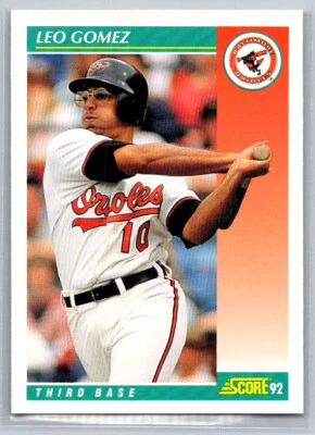 # 240 Leo Gomez Baltimore Orioles 1992 Score - Image 1 of 2