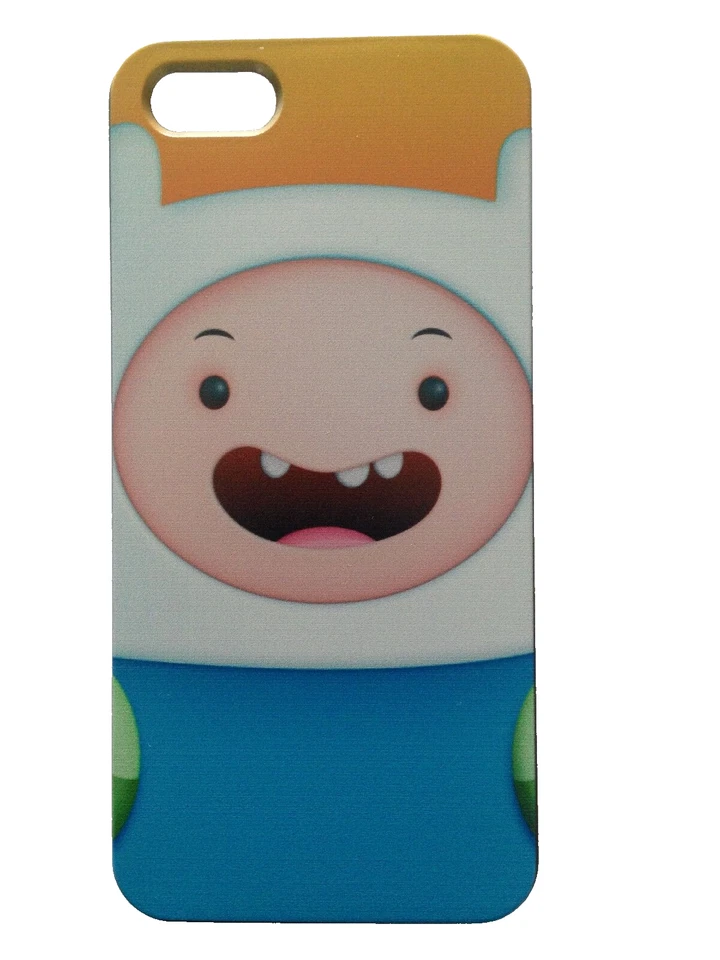 Nueva cubierta de teléfono de plástico duro para iPhone 5 o 5S Adventure Time Finn The Human Foto 1 de 1