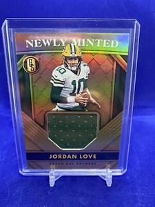 2020 Panini Gold Standard Jordan Love Newly Minted Rookie Swatch 4/225 Packers