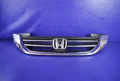 13-15 Honda Accord Sedan Dual Chrome Bar Front Upper Grille Emblem OEM Foto 1 de 4