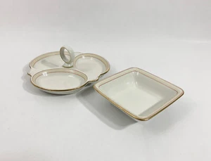 2x Royal Copenhagen The Spanish Pattern 166 & 46 Bowls Set Lot - Picture 1 of 12