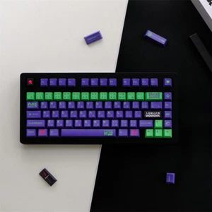 GMK Copy EVA-01 Tema Llavero Perfil de Cereza PBT 129 piezas/Juego para Cherry MX - Imagen 1 de 13