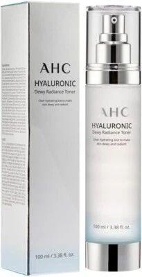 Tónico AHC Hyaluronic Dewy Radiance 100 ml sellado de fábrica TOTALMENTE NUEVO hecho en Corea Foto 1 de 4