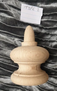 WOODEN FINIAL TYPE 2 - Picture 1 of 3