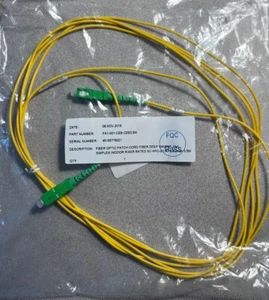 Fiber Optic Cable Patch Cord Jumper PA1-001-CZB-CZB3.5M APC-SC 2.0mm to 3.5mm C6 - Picture 1 of 3
