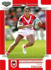 2020 ST GEORGE ILLAWARRA DRAGONS NRLW Card TIANA PENITANI Elite - Picture 1 of 2