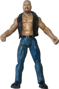 WWE 1997 Jakks Pacific Inc Stone Cold Steve Austin Actionfigur Spielzeug 7" Zoll - Bild 1 von 5
