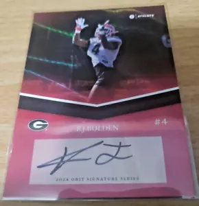 KJ Bolden 2024 Onit University of Georgia autograph # TCS-50 - Picture 1 of 1
