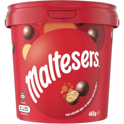 Cubo de fiesta bolas crujientes de chocolate con leche Maltesers 465 g Foto 1 de 2