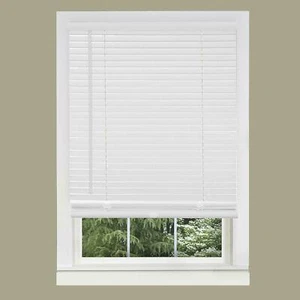 Bali Blinds 1" Premium Vinyl Cordless Blind, 34 5/8" x 48", White - Picture 1 of 2