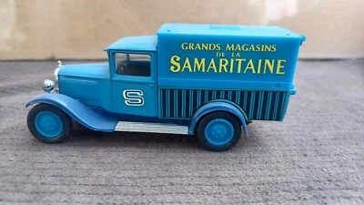 FURGONE PUBBLICITARIO CITROEN C4F 1930 SAMARITAINE SOLIDO SCALA 1/43 NO BOX - Immagine 1 di 4