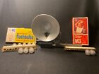 Vintage Kalart Flash w/ Westinghouse & GE M2 & M3 Flash Bulbs In Original Boxes
