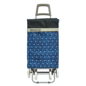 Carro de Compra Compras 4 Ruedas con 2 Bolsillos estrellas azul envios 24/48h - Imagen 1 de 2