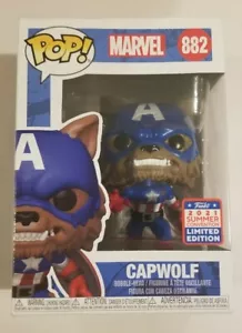 CAPWOLF Funko Pop Marvel #882 2021 Funkon Esclusiva Amazon *Scatola danneggiata* - Foto 1 di 6