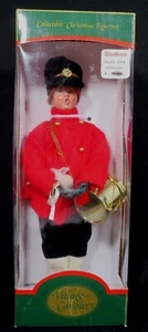Estatuilla coleccionable vintage 1995 Christmas CAROLERS DRUMMER BOY 9" NUEVA - Imagen 1 de 6
