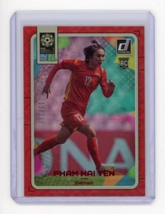 2023 Donruss Women's World Cup PHAM HAI YEN #193 Red RC 13/299 VIETNAM - Picture 1 of 2