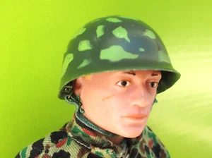 Vintage Gi Joe Marine Camouflage Helmet, No Figure included, Helmet only, VG - Picture 1 of 12
