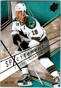 2008-09 SPx Spxcitement Spectrum #X30 Joe Thornton 99/99