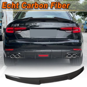 Alerón trasero de carbono alerón trasero labio para Audi A4 B9 S4/S-Line 2017-2020 - Imagen 1 de 12