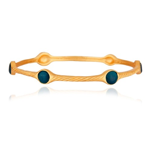 VALENTINO Bracciale moda smalto blu placcato oro giallo 18 kt matrimonio gioielli regalo per lei