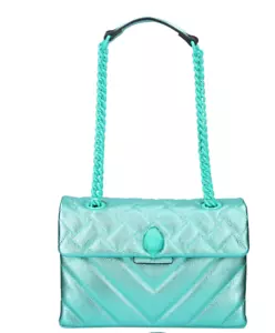 Borsa a tracolla Kurt Geiger London Kensington in pelle trapuntata nuova con etichetta - Foto 1 di 11