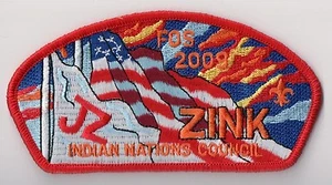 BSA Indian Nations Council, Oklahoma FOS CSP, 2009 Friends of Scouting, ZINK - Picture 1 of 1