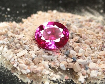 Unheated Untreated 100%Natural 24.30Ct Certified Burma Red Ruby Gemstone BG968 - Image 1 of 4