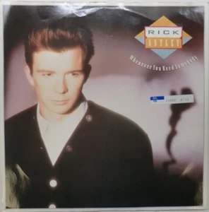 VINYL 12" SINGLE " Whenever You Need Somebody " By Rick Astley 45 rpm - Picture 1 of 4