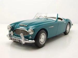 Austin Healey 3000 Mk1 1959 Verde Coche a Escala 1:18 Norev - Imagen 1 de 9