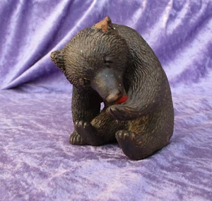 Alter Keramik Bär von 1940 Vass Aron Handarbeit - Bild 1 von 12