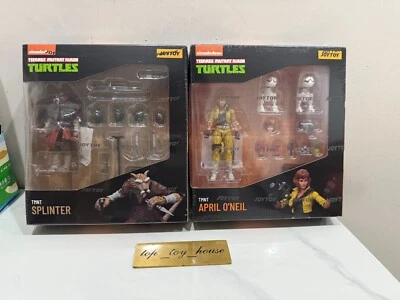 JOYTOY TMNT Splinter AprliOneli Set of 2 1/18 Complete Model Action Figure Toy - Image 1 of 4