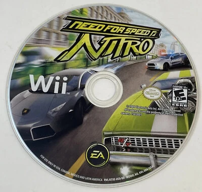 Need for Speed: Nitro (Nintendo Wii, 2009) Tested And Working Disc Only - Image 1 of 4
