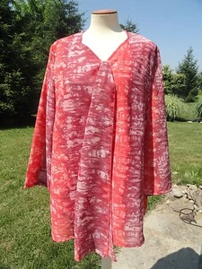 Blusa Antthony Original Top Festival Mangas Largas Lg Naranja Forrada Boho Med - Imagen 1 de 9