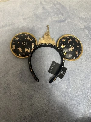 Disney World 50th Anniversary Grand Finale Fireworks Mickey Minnie Ears Headband - Image 1 of 2