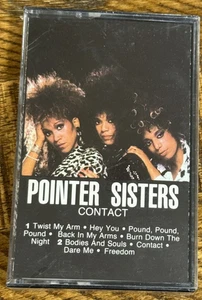 Pointer Sisters Contact (Cassette Tape 1985 RCA Records) SEALED *FREE SHIPPING* - Picture 1 of 3