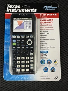 Texas Instruments TI-84 Plus CE Python Color Graphing Calculator - Black (27D) - Picture 1 of 2