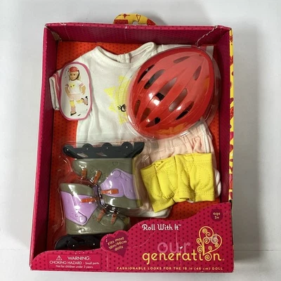 Our Generation Roll With It Ropa Rollerblade Conjunto Nuevo LEER Foto 1 de 4