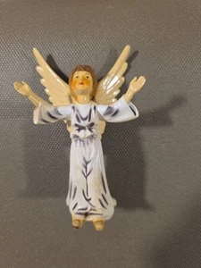 Vintage Engel Weihnachtsschmuck Hartplastik!  HONGKONG!  4 1/2" LANG! - Bild 1 von 4
