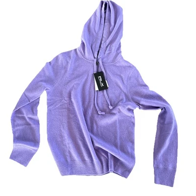 RLX Ralph Lauren Womens Hoodie Sz  S Lavender Washable 100% Cashmere  $348 - Image 1 of 4
