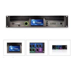I-Tech CROWN by HARMAN Four-channel Power Amplifier 4X3500HDS-U-EKFX - Picture 1 of 5