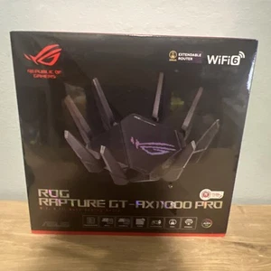 ASUS ROG Rapture GT-AX11000 Pro Tri-Band WiFi 6 Extendable AiMesh Gaming Router - Picture 1 of 2