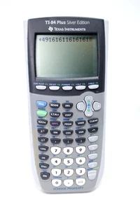 Texas Instruments TI-84 Plus Silver Edition testato e funzionante *copri batteria debole - Foto 1 di 3